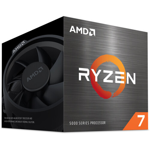 AMD Ryzen 7 5700 Wraith Spire Cooler 8/16 65 Am4 20mb 4600 4600mh - 4MB L2 & 16MB L3 Cache - 100-100000743BOX