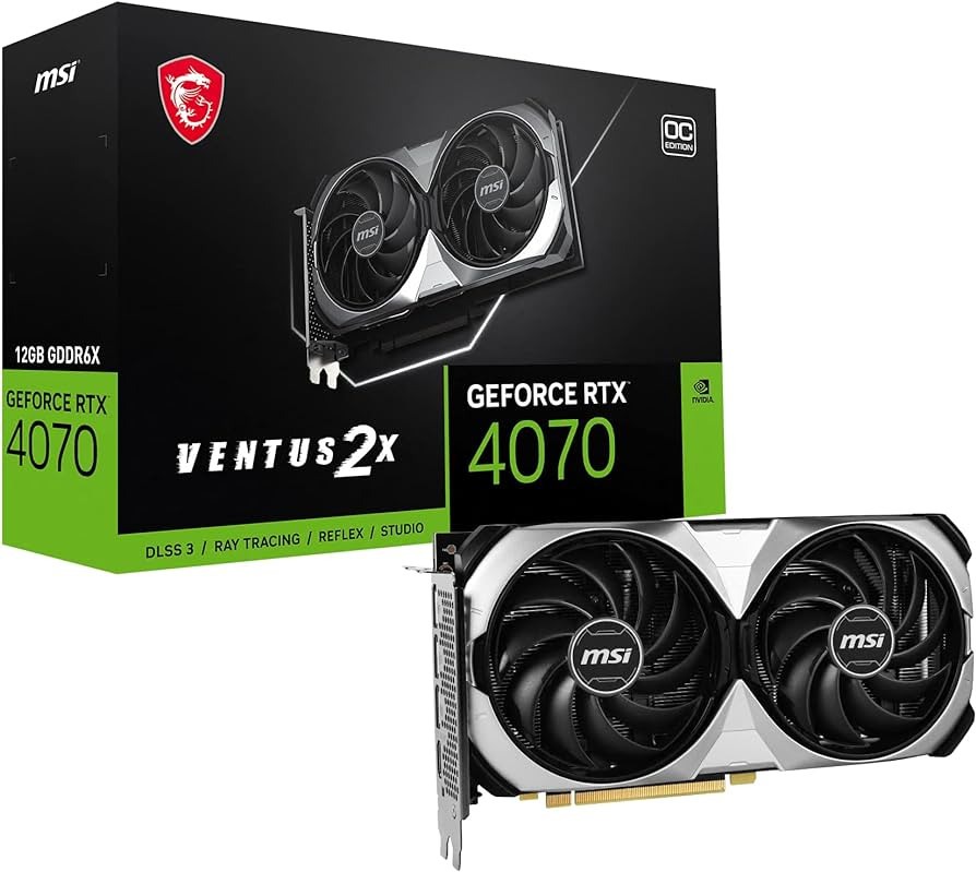 MSI Nvidia Geforce Rtx 4070 Super Graphic Card - 12 Gb Gddr6X - G4070S12Gv3C