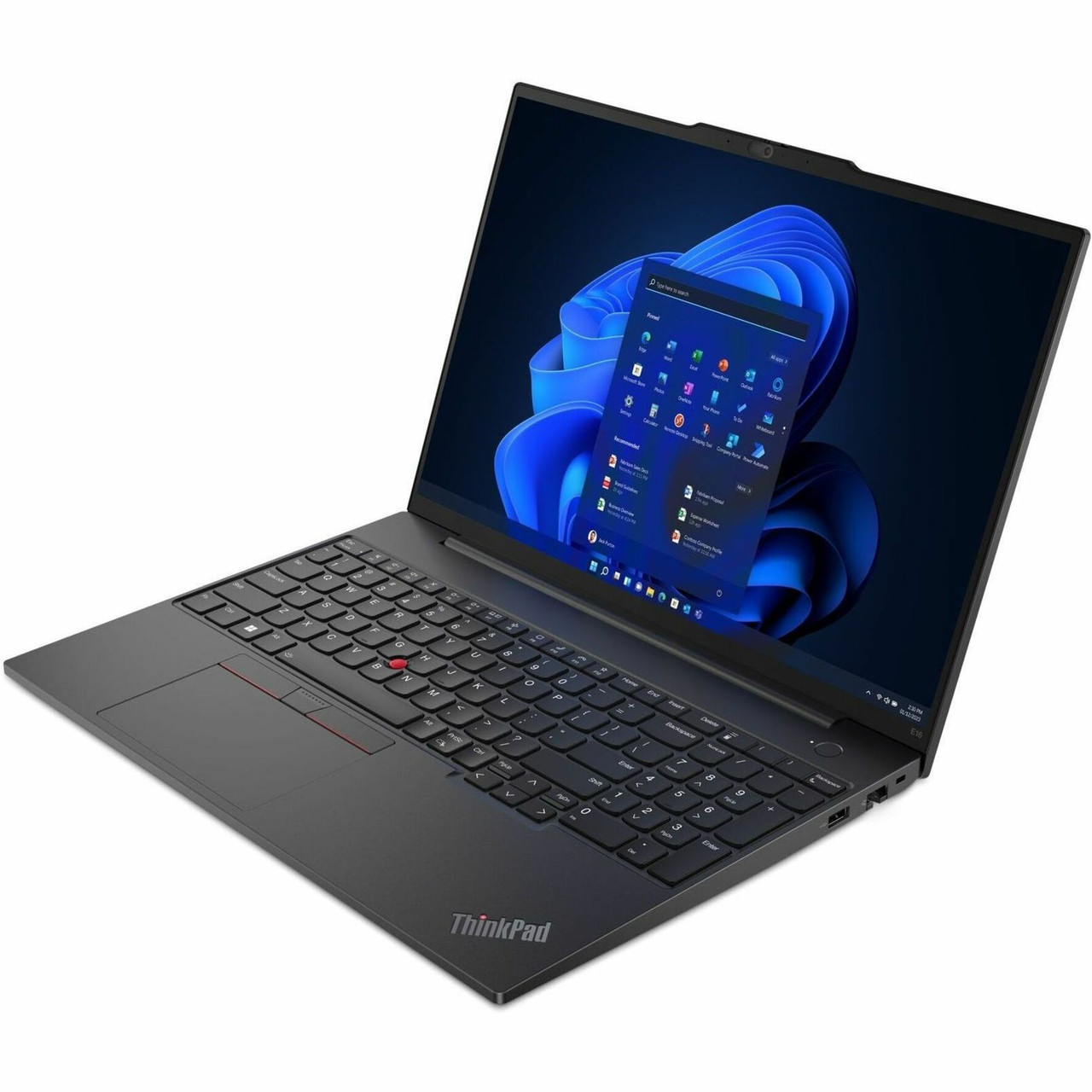 Lenovo ThinkPad E16 Gen 1 21JUS2BP00 16" Notebook - WUXGA - 1920 x 1200 - AMD Ryzen 5 7530U Hexa-core (6 Core) 2 GHz - 16 GB Total RAM - 8 GB On-board Memory - 256 GB SSD - Graphite Black - 21JUS2BP00