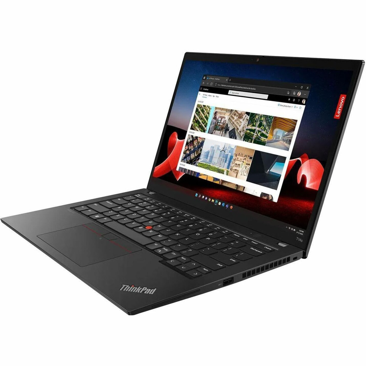 Lenovo ThinkPad T14s Gen 4 21F7S2J42Y 14" Touchscreen Notebook - WUXGA - 1920 x 1200 - Intel Core i7 13th Gen i7-1365U Deca-core (10 Core) 1.80 GHz - 32 GB Total RAM - 32 GB On-board Memory - 512 GB SSD - Deep Black - 21F7S2J42Y