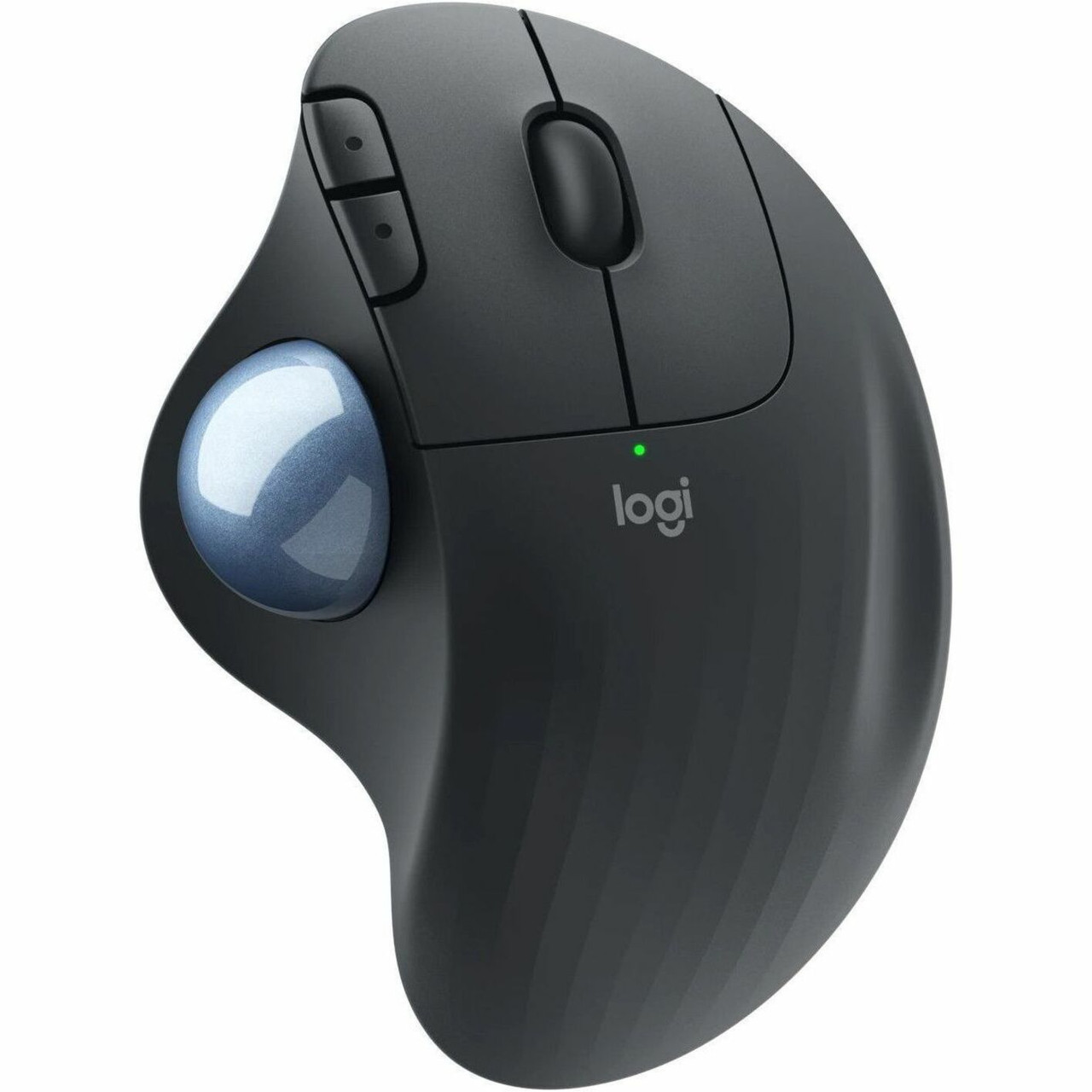 Logitech ERGO M575 Wireless Trackball - Optical - Wireless - 32.81 ft - Bluetooth - Graphite - USB - 2000 dpi - Scroll Wheel, Trackball - 5 Button(s) - 3 Programmable Button(s) - 1 x AA Battery Supported - 910-005867