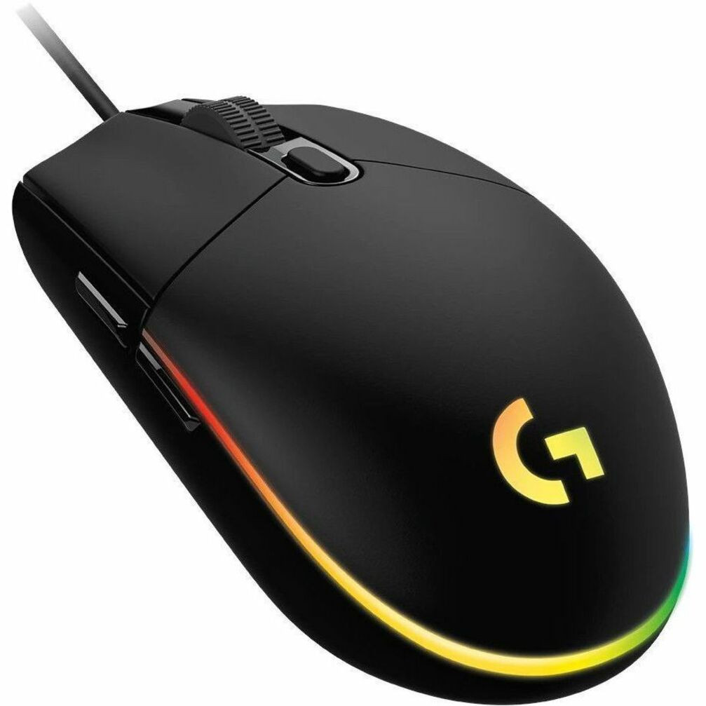 Logitech G102 Gaming Mouse - Cable - Black - USB - 8000 dpi - 6 Button(s) - 6 Programmable Button(s) - 910-005802
