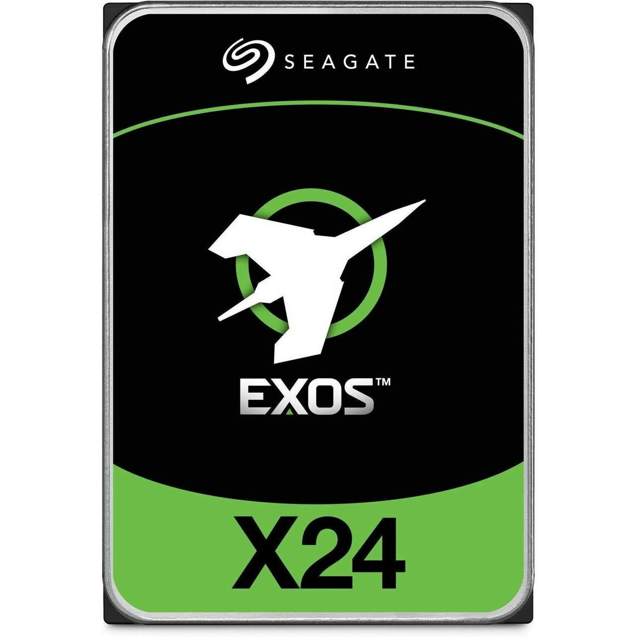 Seagate Exos X24 ST24000NM001H 24 TB Hard Drive - 3.5" Internal - SATA (SATA/600) - Conventional Magnetic Recording (CMR) Method - ST24000NM001H