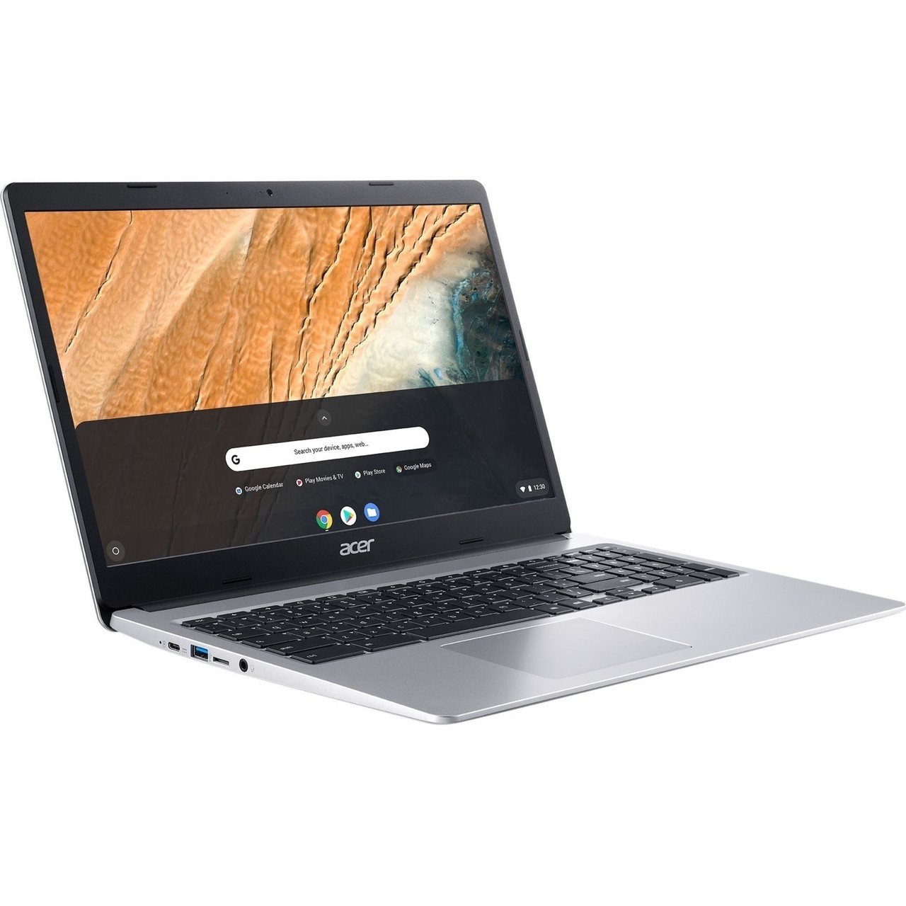 Acer Chromebook 315 CB315-3HT CB315-3HT-C3FQ 15.6" Touchscreen Chromebook - Full HD - 1920 x 1080 - Intel Celeron N4020 Dual-core (2 Core) 1.10 GHz - 4 GB Total RAM - 64 GB Flash Memory - Silver - NX.ATEAA.004