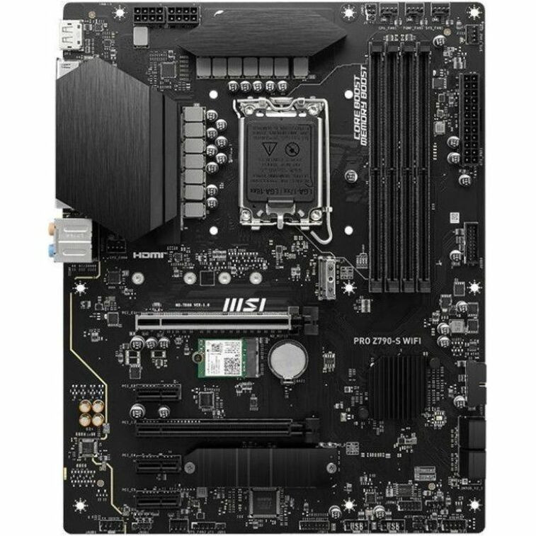 MSI Pro Z790-S Wifi Desktop Motherboard - Intel Z790 Chipset - Socket Lga-1700 - Atx - Proz790Swifi