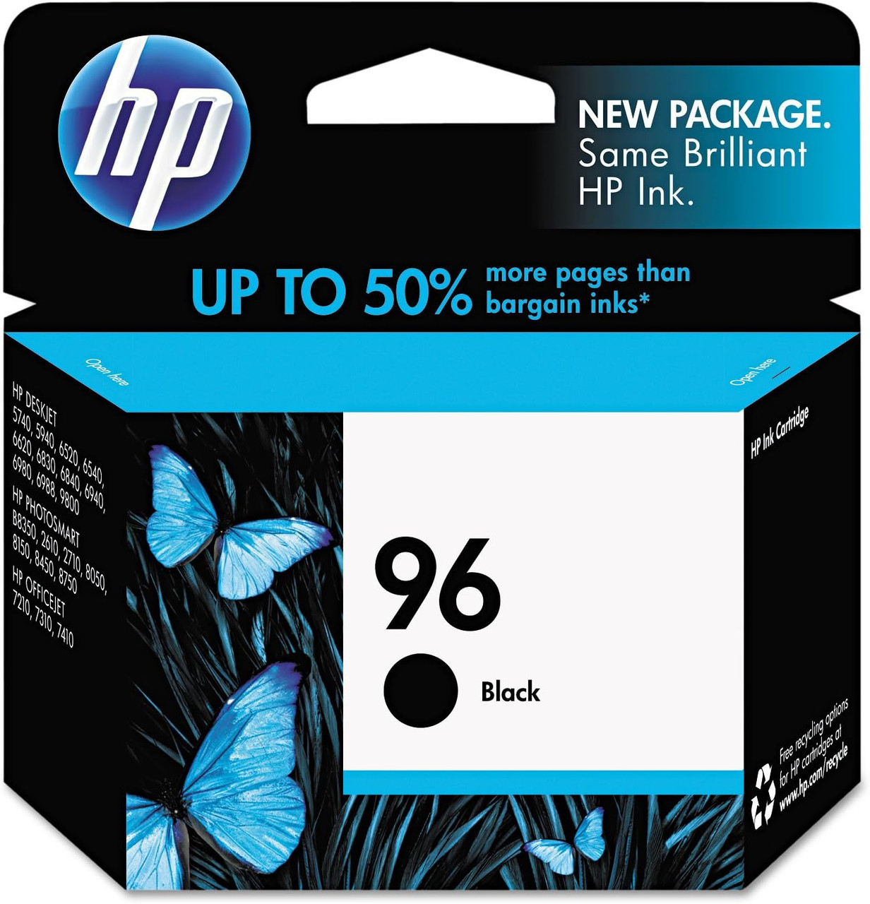 HP 96 (C8767WN) Original Inkjet Ink Cartridge - Black - 1 Each - C8767WN HP 96 (C8767WN) Original Inkjet Ink Cartridge - Black - 1 Each - C8767WN