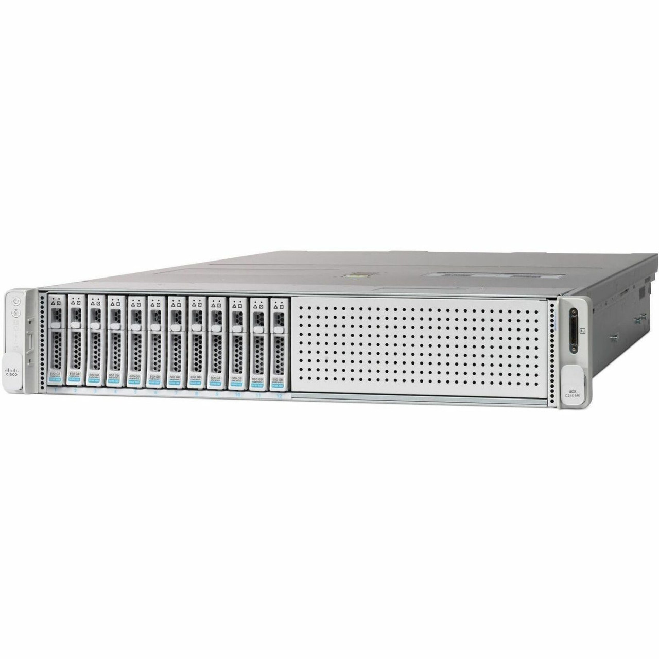 Cisco Barebone System - 2U Rack-mountable - 2 x Processor Support - UCSC-C240-M6N