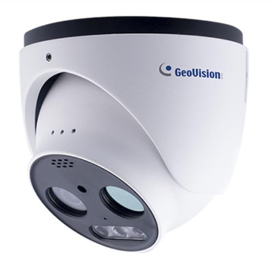 GeoVision 5MP H.265 Super Low Lux WDR Pro IR Thermal & Optical IR Fixed Eyeball Dome IP Camera - GV-TMEB5800