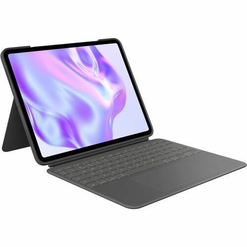 Logitech Combo Touch iPad Pro 11-inch (M4)(2024) Keyboard Case - Detachable backlit keyboard with kickstand, comfortable typing, multi-use mode - Graphite - Scuff Resistant, Scratch Resistant - 920-012659
