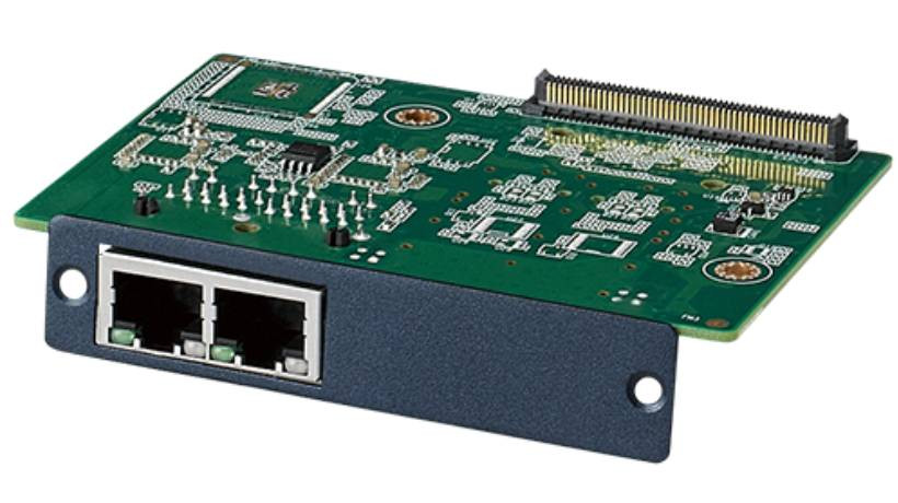 Advantech Regular Flex I/O For Dual LAN - Flex I/O Expansion On The Front Panel For Same-Side Cabling - Compatible With MIC-7500, MIC-7700, MIC-770, MIC-7900 - 9891790040E Advantech Regular Flex I/O For Dual LAN - Flex I/O Expansion On The Front Panel For Same-Side Cabling - Compatible With MIC-7500, MIC-7700, MIC-770, MIC-7900 - 9891790040E