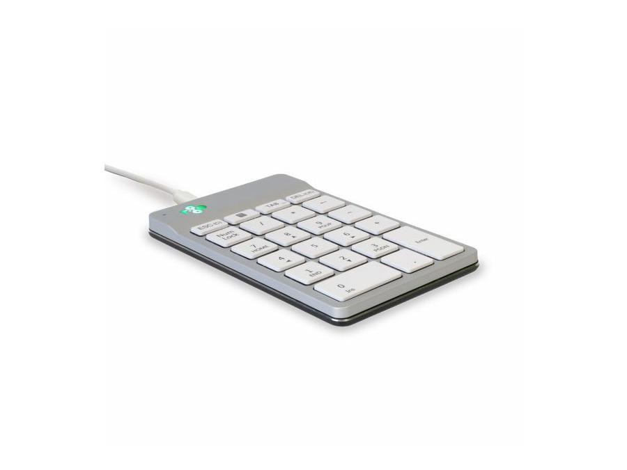 R-Go Numpad Break, Numeric Keyboard With Break Software, Wired, White - RGOCONMWDWH