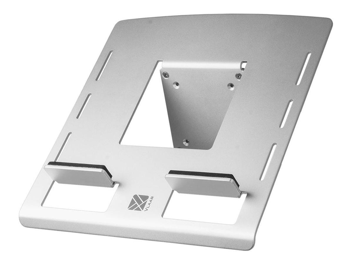 R-Go Tools Morelia Laptop Vesa Mount Tray Laptop Holder Arm Mount Attachment, Vented Notebook Tray, Laptop/ Tablet Tray Clamp For Monitor Stand 75Mm & 100Mm Vesa - RGOVLMONH