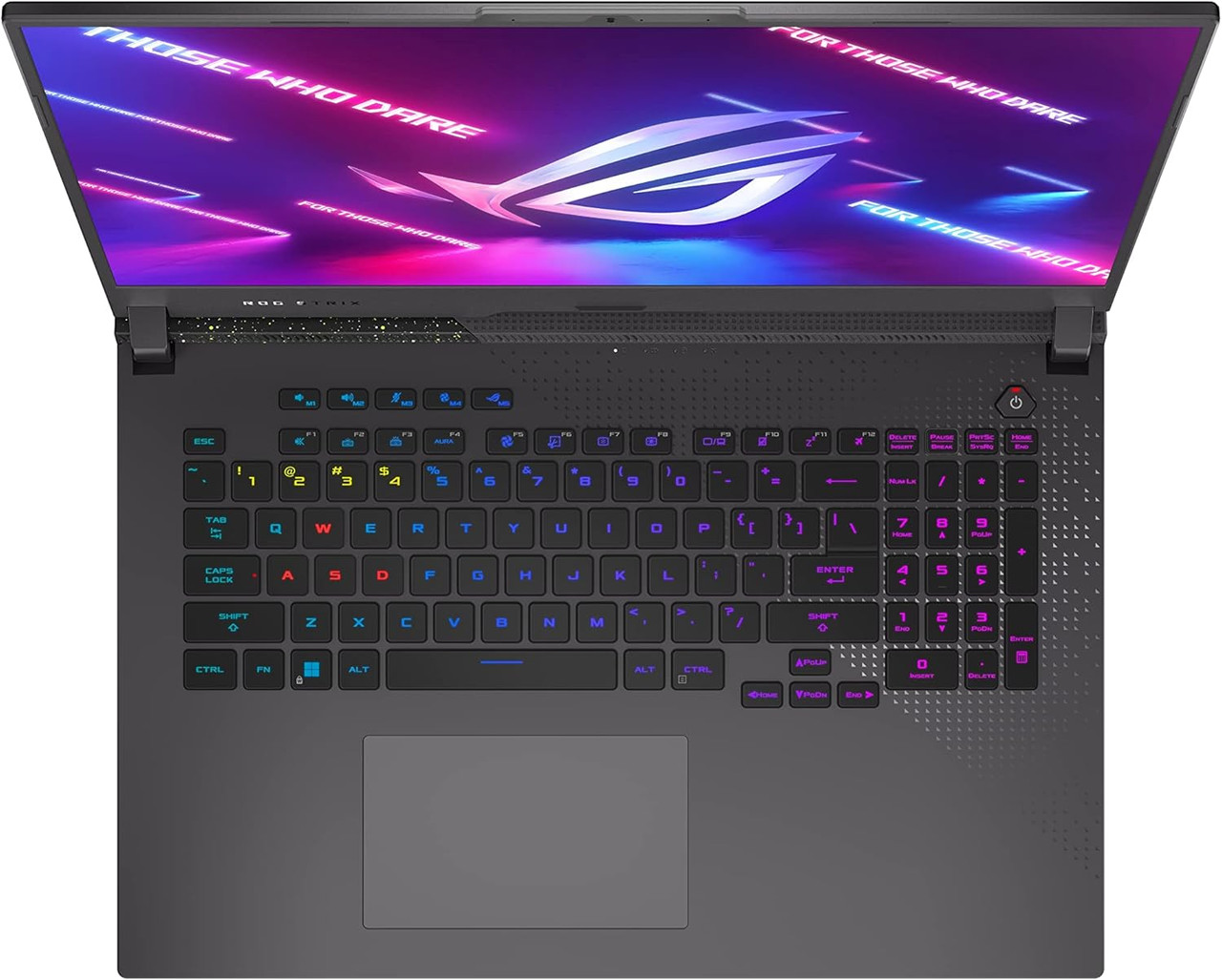 Asus ROG Strix G17 17.3-inch FHD 144Hz Gaming Laptop, Nvidia GeForce RTX 4050, AMD Ryzen 9-7940HX, 16GB RAM, 1TB SSD, Windows 11 - G713PU-RS94