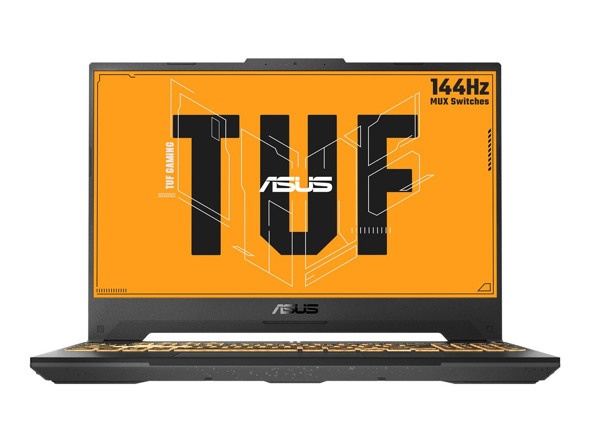 Asus TUF Gaming F15 FX507ZC-XS53 - Intel Core i5 - 12500H / up to 4.5 GHz - Win 11 Pro - GF RTX 3050 - 16 GB RAM - 512 GB SSD NVMe - 15.6" 1920 x 1080 (Full HD) @ 144 Hz - Gigabit Ethernet - Wi-Fi 6 - Mecha Gray - FX507ZC-XS53