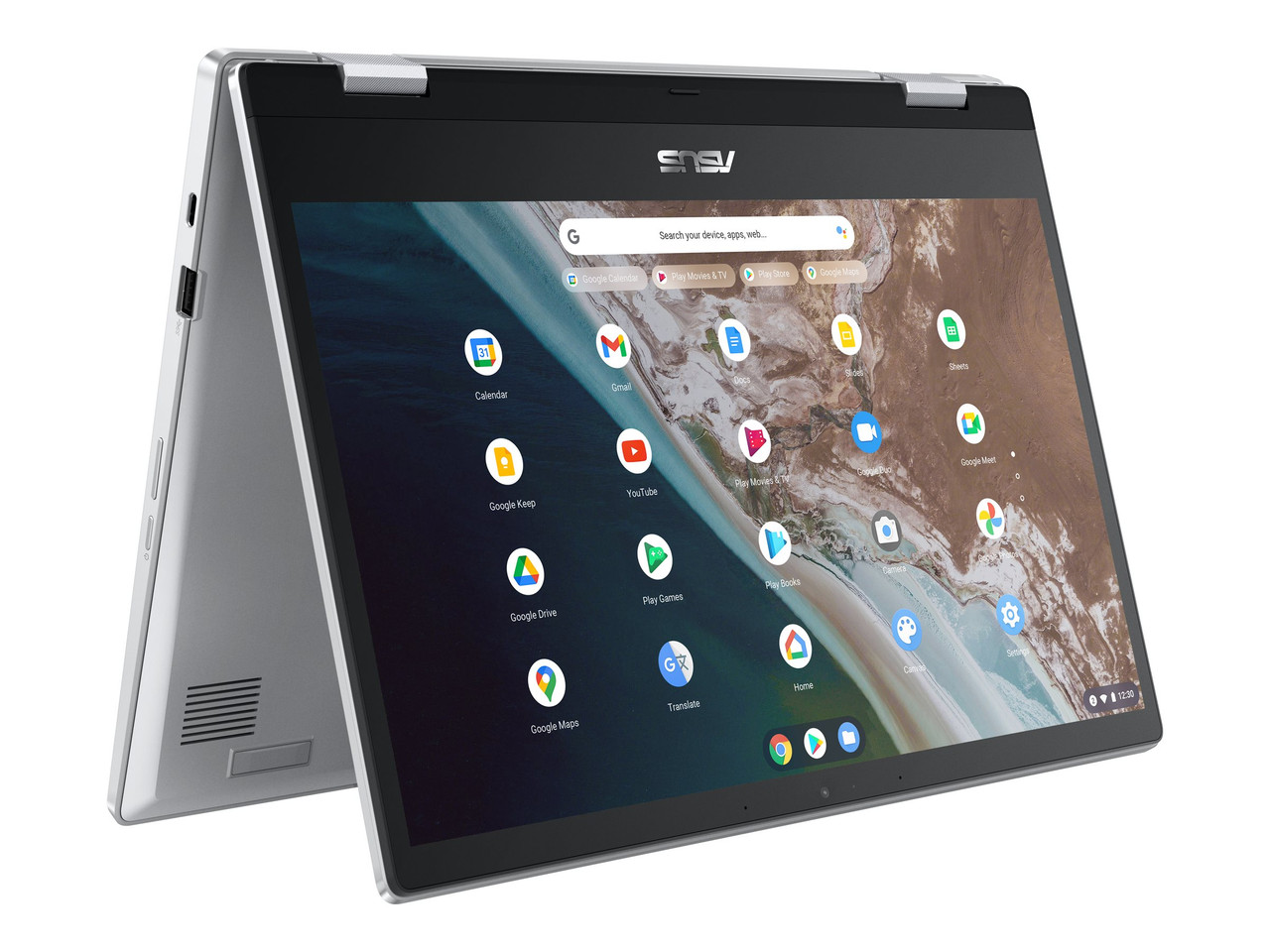 Asus Chromebook Enterprise Flip - Intel Celeron N4500 1.1 Ghz JASPER LAKE - 8GB LPDDR4X On Board - 64G eMMC - 14.0 FHD 1920X1080 Touch - Intel UHD Graphics - 720p HD Camera - Chiclet Keyboard - Micro SD - Chrome Enterprise UPG - CX1400FKA-GE84FT