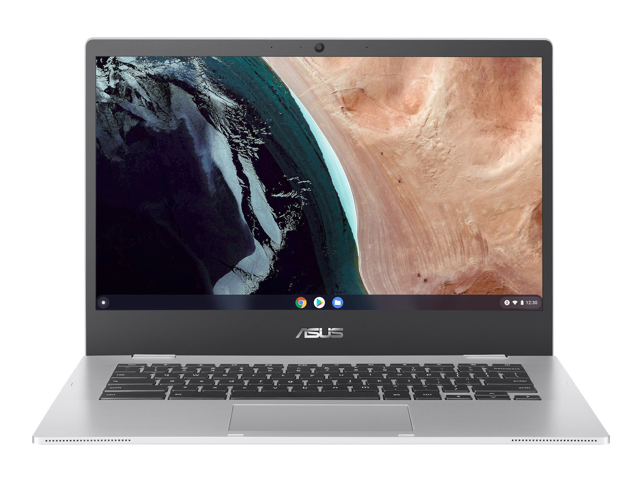 Asus Chromebook - 180-Degree Hinge Design - Intel Celeron - N4500 / Up To 2.8 Ghz - Chrome OS (With Chrome Enterprise Upgrade) - UHD Graphics - 8 GB RAM - 64 GB eMMC - 14" TN 1920 X 1080 (Full HD) - Wi-Fi 6 - Transparent Silver - CX1400CKA-GE84F