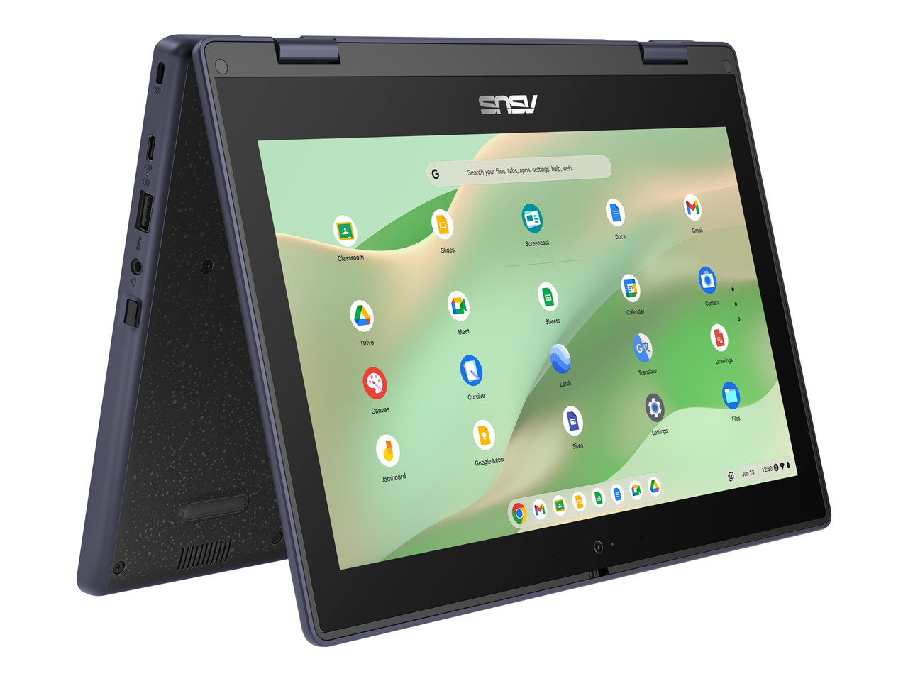 Asus Chromebook CR11 Flip CR1102FGA-YZ44T-S - Flip Design - Intel N-Series - N100 / Up To 3.4 Ghz - Chrome OS - UHD Graphics - 4 GB RAM - 64 GB Emmc - 11.6" Touchscreen 1366 X 768 (HD) - Wi-Fi 6 - Mineral Gray - CR1102FGA-YZ44T-S
