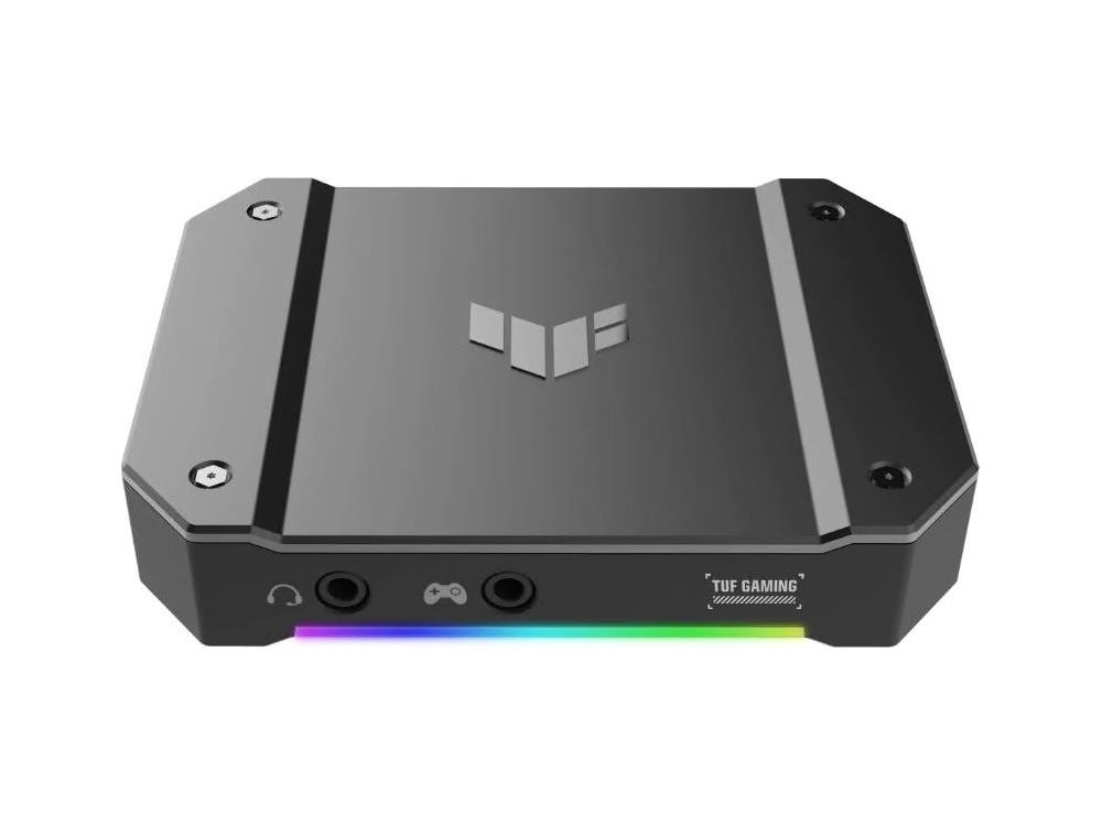 Asus TUF GAMING CAPTURE BOX-4KPRO (4K144 2K144 Full HD 240 HDR Passthrough, 4K60 2K120 Full HD 120 Capture, USB Type-C 3.2 Gen 2, HDMI 2.1, VRR Supported, On-board Scaling, Certified for OBS), 1 Year Warranty - TUF GAMING CAPTURE BOX-4KPRO