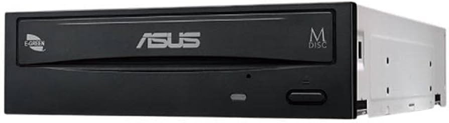 Asus The Most Energy Saving DVD-Writer - Storage / Interface Type Serial ATA - Enclosure Color Black - DRW-24F1ST/BLK/B/AS