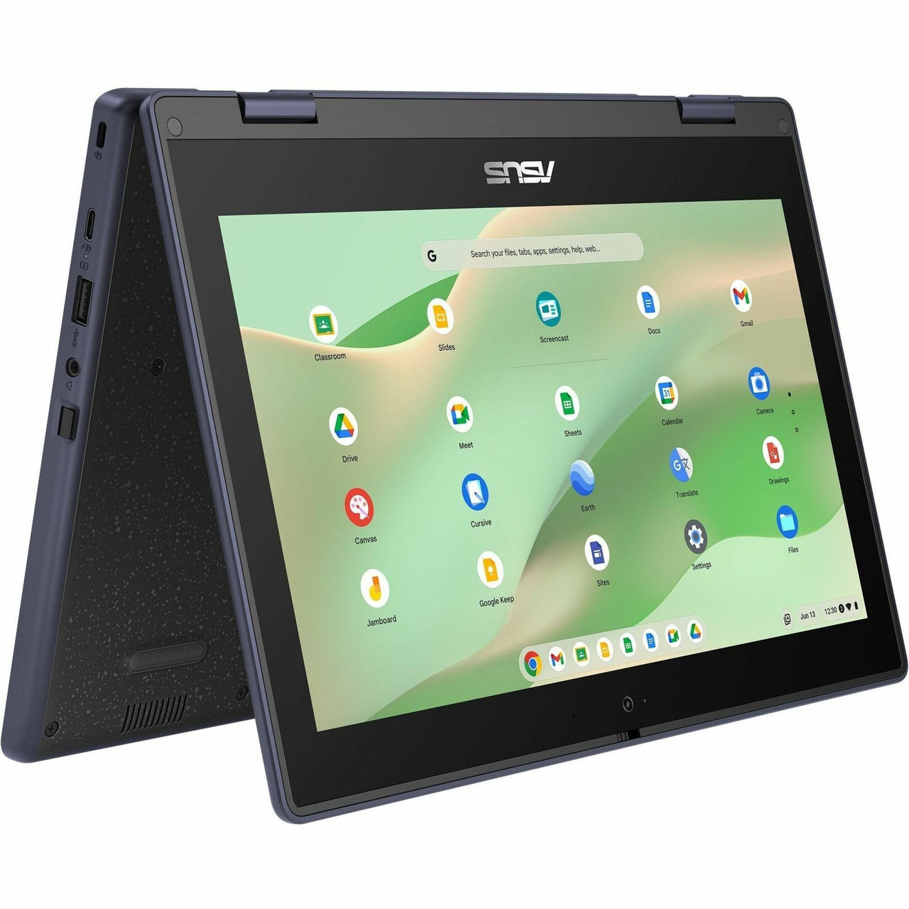 Asus Chromebook Flip Design - Intel N-Series - N100 / Up To 3.4 Ghz - Chrome OS - UHD Graphics - 4 GB RAM - 32 GB Emmc - 11.6" Touchscreen 1366 X 768 (HD) - Wi-Fi 6 - Dark Gray (LCD Cover), Dark Gray (Bottom), Dark Gray (Top) - CR1102FGA-YZ42T-S