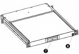 Raritan T1700/T1900 Rail Mount Rail Kit - 900-00-0094-00