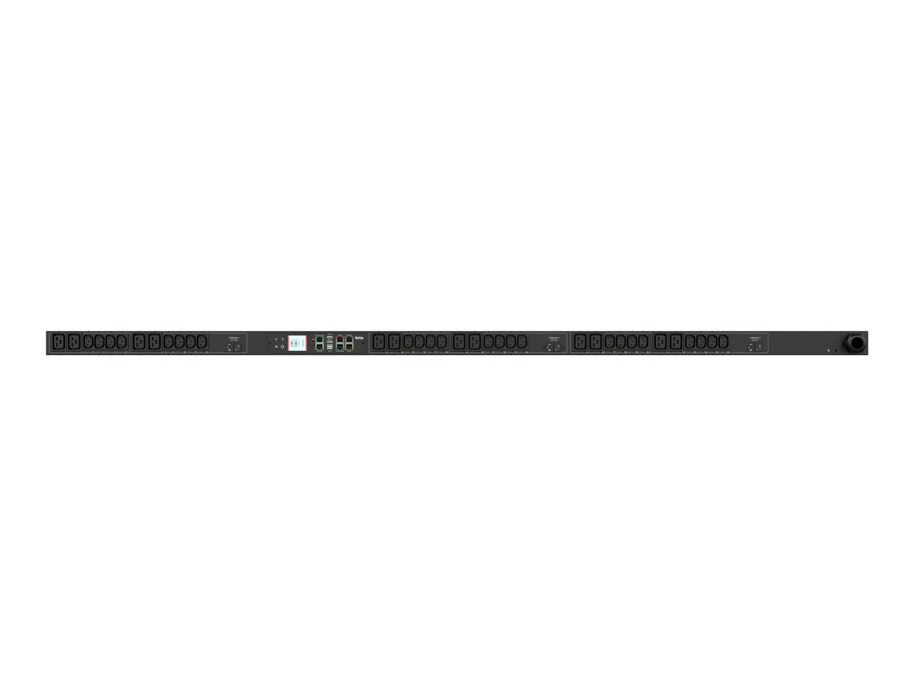 Raritan 3Ph, 208V Ac, 30A (24A/Ph Rated); 36 Outlets: 24X C13, 12X C19; Plug: Nema L21-30P (Wye Bottom-Front Feed), 8.6Kva; Outlet Metered, Zero U Vertical Pdu, Securelock Ready, High Resolution Color Display - PX3-4725 Raritan 3Ph, 208V Ac, 30A (24A/Ph Rated); 36 Outlets: 24X C13, 12X C19; Plug: Nema L21-30P (Wye Bottom-Front Feed), 8.6Kva; Outlet Metered, Zero U Vertical Pdu, Securelock Ready, High Resolution Color Display - PX3-4725