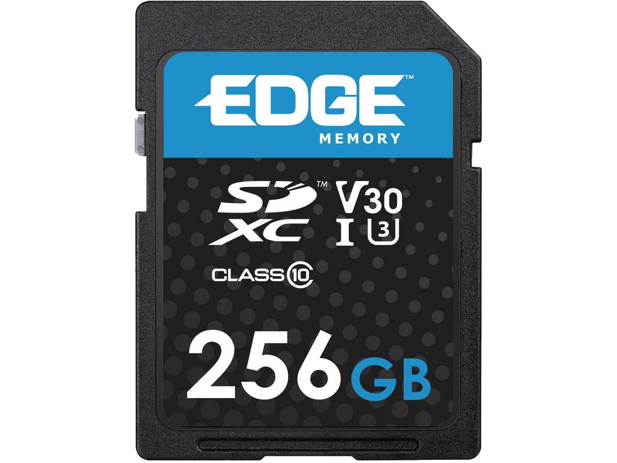 Edge 256GB SDXC VSC (V30 U3)MemoryCard - PE256814