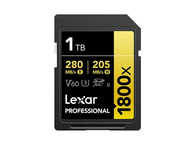 Lexar Professional SDXC Memory Card, 1800x 1TB, Class 10, Uhs-Ii, U3, Gold Series - LSD1800001T-BNNNU Lexar Professional SDXC Memory Card, 1800x 1TB, Class 10, Uhs-Ii, U3, Gold Series - LSD1800001T-BNNNU