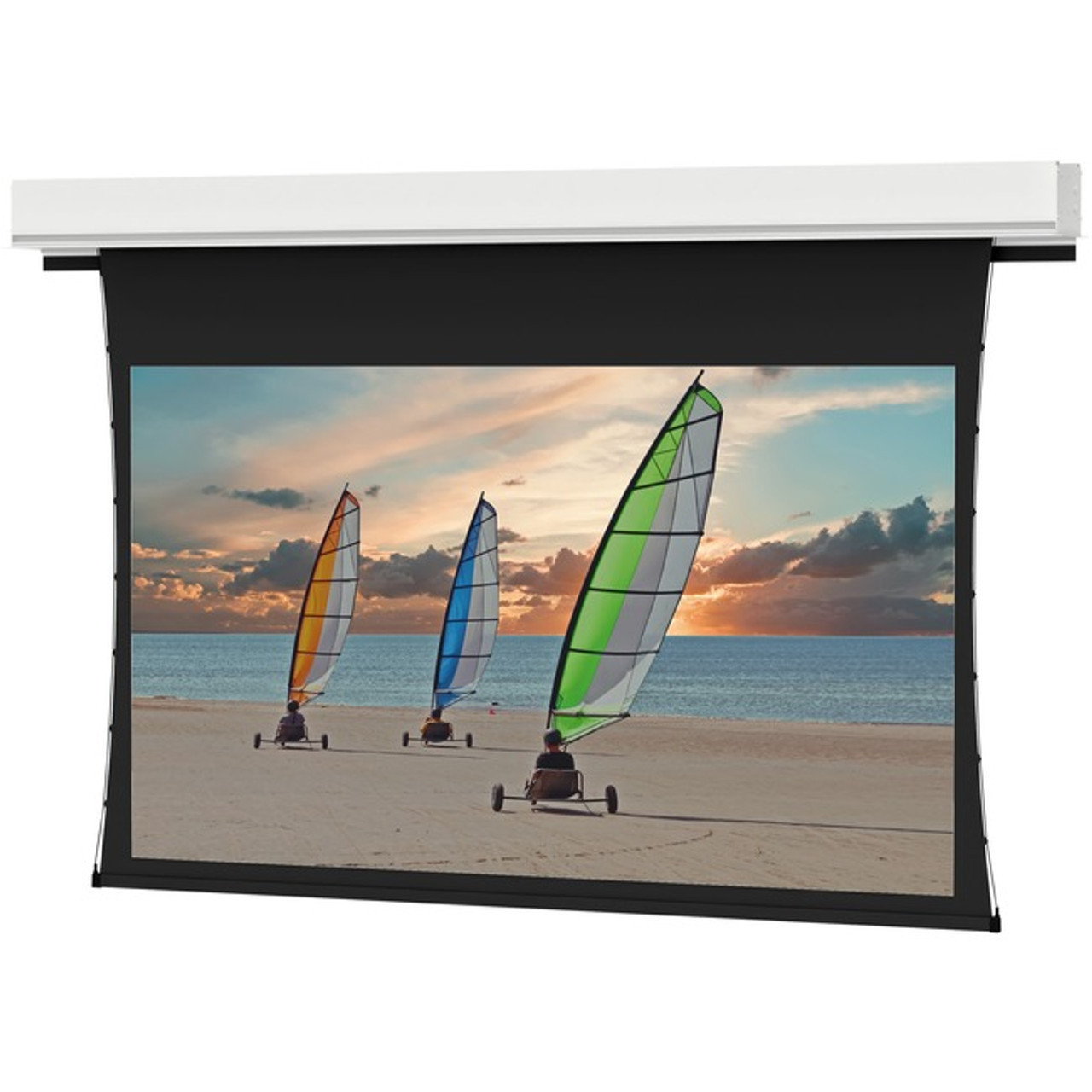 Da-Lite Tensioned Advantage Deluxe Electrol 130" Electric Projection Screen - 34605I