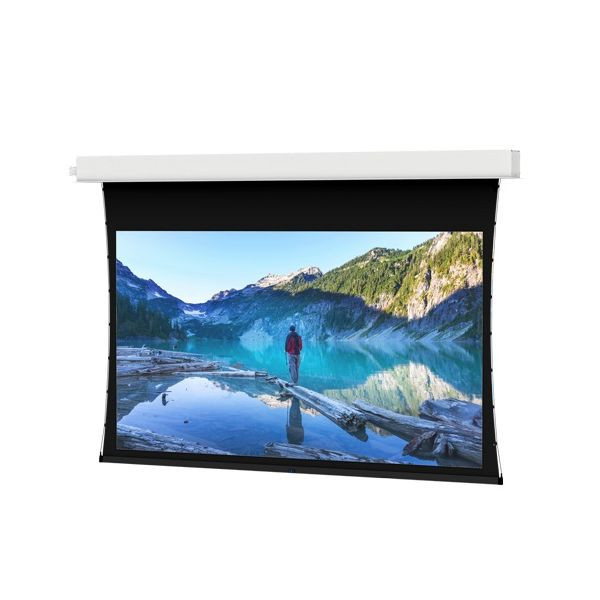 Da-Lite 14773LC - 110" x 176" Ceiling Recessed Electric Screen, Wide (16:10), 110" x 176" or 208" Diagonal, Da-Mat, Standard Black Drop, Slot, Standard 120V (60Hz), Standard Low Voltage Control (LVC), Complete Screen - 14773LC