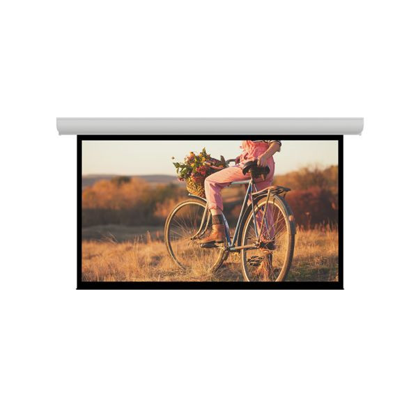 Da-Lite 70189LS - 57.5" x 92" Wall and Ceiling Mounted Electric Screen, Wide (16:10), 57.5" x 92" or 109" Diagonal, High Contrast Matte White, Standard Low Voltage Control (LVC), Standard 120V (60Hz) - 70189LS