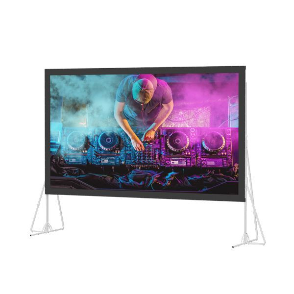 Da-Lite 38353 - 150" x 240" Heavy Duty Fast-Fold Deluxe Screen System, Wide (16:10), 150" x 240" or 283" Diagonal - 38353