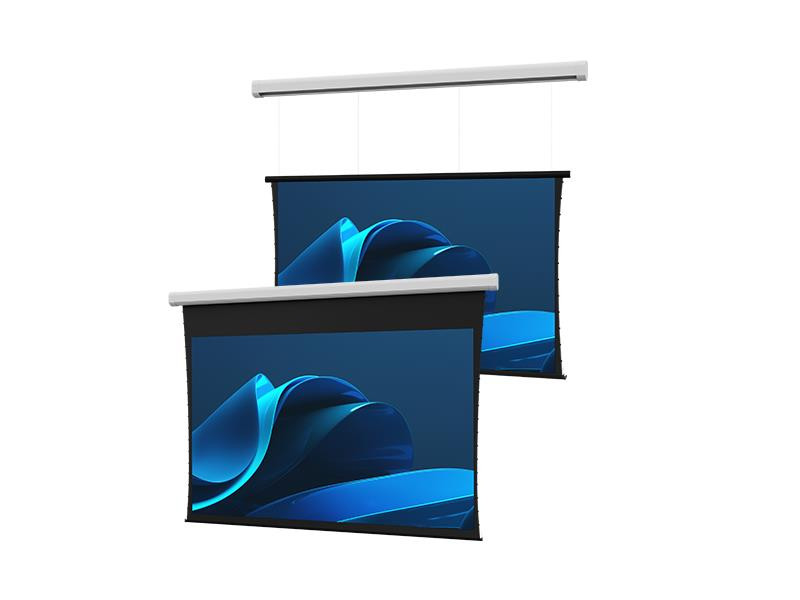 Da-Lite HDTV (16:9) - 94.5" x 168" or 193" Diagonal - Parallax Stratos 1.0 - Standard Black Drop - Standard 120V (60Hz) - DL100100L