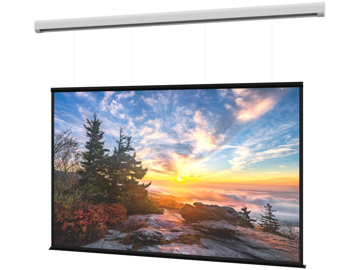 Da-Lite HDTV (16:9) - 99" x 176" or 202" Diagonal -HD Progressive ReView 0.9 - Standard Black Drop - Standard 120V (60Hz) - DL100113L