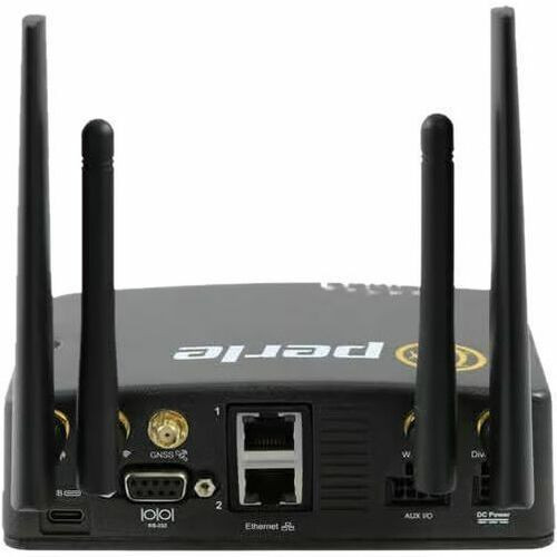 Perle IRG5521+ Wi-Fi 5 IEEE 802.11ac 2 Sim Cellular, Ethernet Modem/Wireless Router - 4G - LTE 2100, LTE 1900, LTE 1800, LTE 850, LTE 2600, LTE 900, LTE 700, LTE 800, LTE 2300, WCDMA 2100, WCDMA 1900, ... - LTE Advanced, HSPA - 08000449