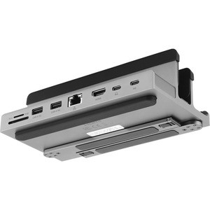 SIIG USB-C Laptop Stand W/ 4K Docking Station - Unique multitasks design for foldable holder and vertical Laptop stand & Docking station - HDMI 4K@60Hz display - Two USB-A 5Gbps - Gigabit Ethernet - SD/Micro SD (TF) 3.0 Card Reader - CE-MTDK21-S1