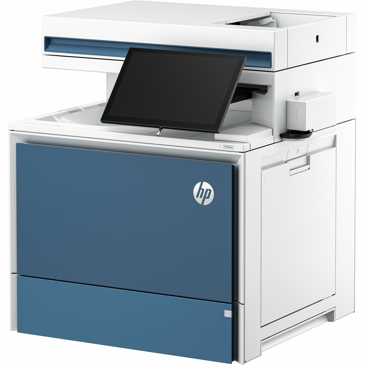 HP LaserJet Enterprise 5800zf Wired Laser Multifunction Printer - Color - Copier/Fax/Printer/Scanner - 45 ppm Mono/45 ppm Color Print - 1200 x 1200 dpi Print - Automatic Duplex Print - Up to 80000 Pages Monthly - -  58R10A#201