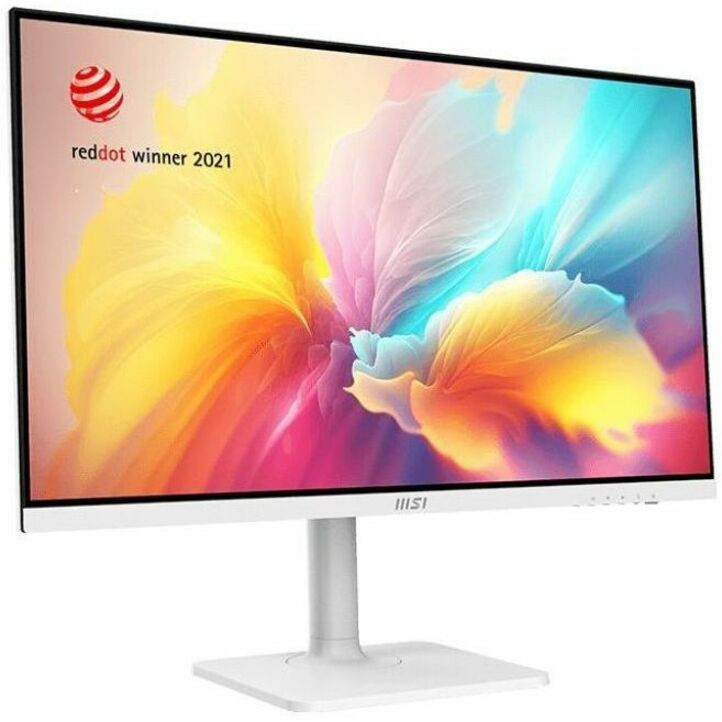MSI Modern Md2712Pw 27" Class Full Hd Lcd Monitor - 16:9 - Matte White - 27" Viewable - In-Plane Switching (Ips) Technology - 1920 X 1080 - 16.7 Million Colors - Adaptive Sync - 300 Nit - 1 Ms - 100 Hz Refresh Rate - Hdmi - Modernmd2712Pw