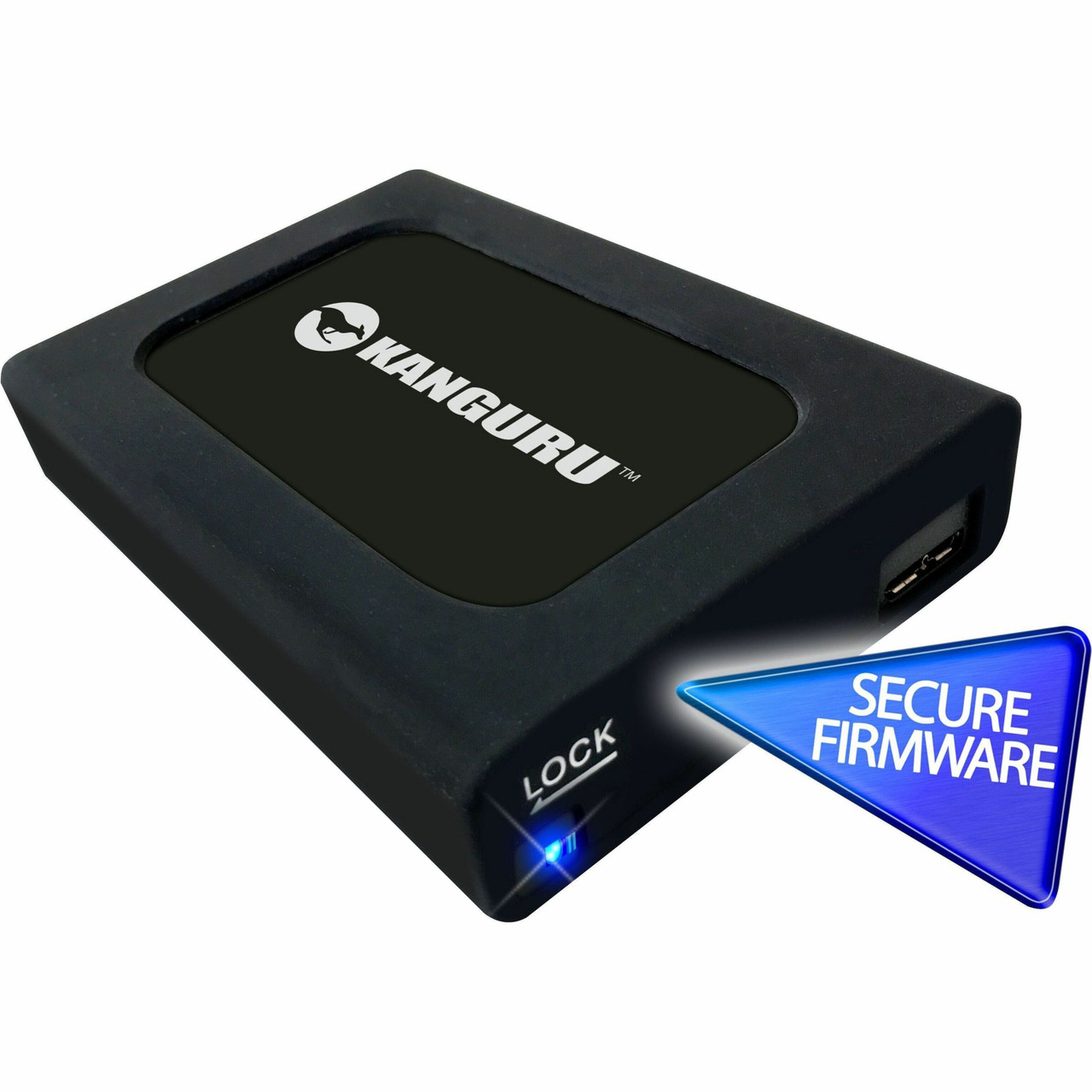 Kanguru UltraLock U3-2HDWP 8 TB Portable Solid State Drive - 2.5" External - TAA Compliant - U3-2HDWP-8TS