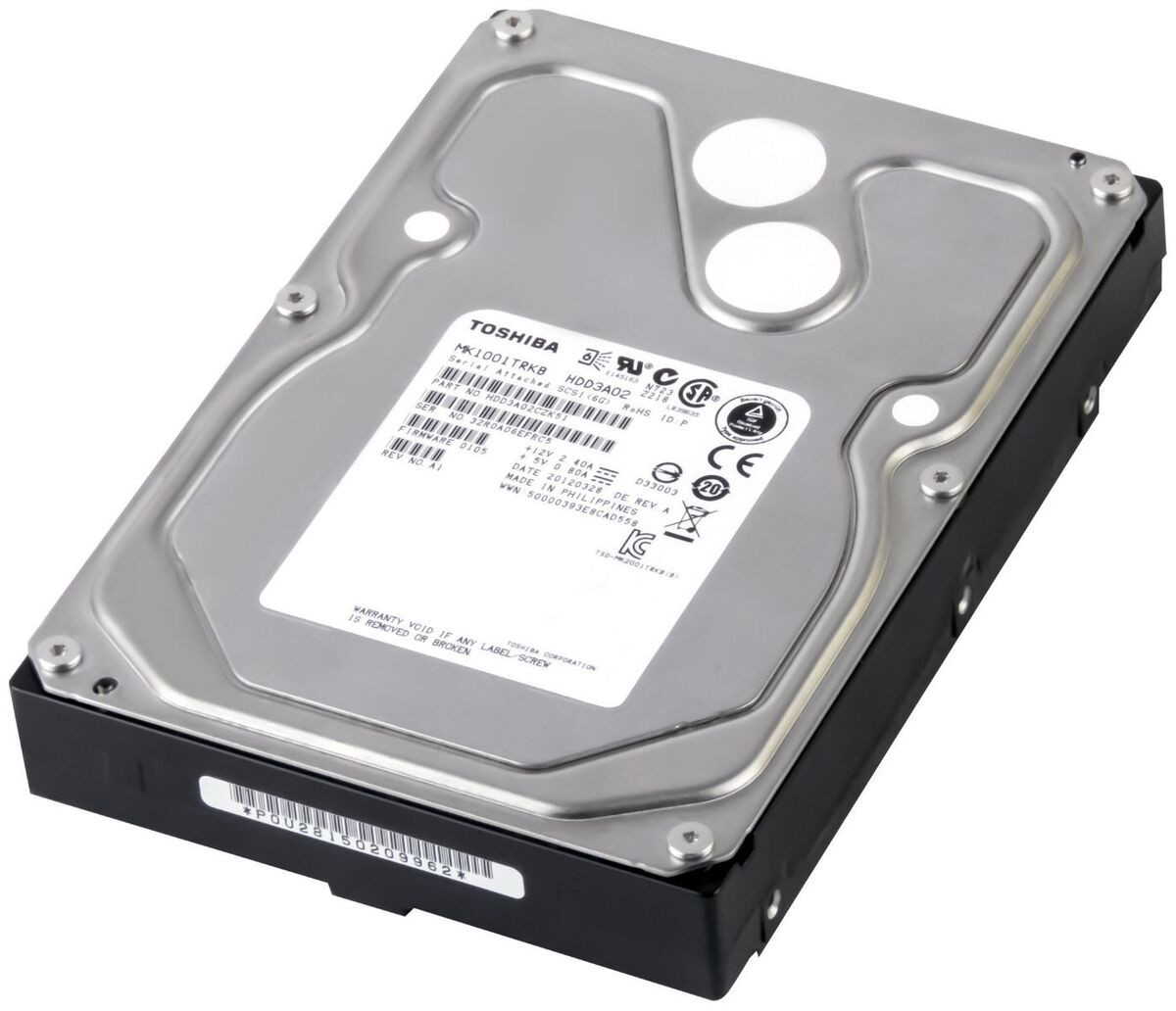 OEM MK1001TRKB 1 TB Hard Drive - 3.5" Internal - SAS (6Gb/s SAS) - MK1001TRKB