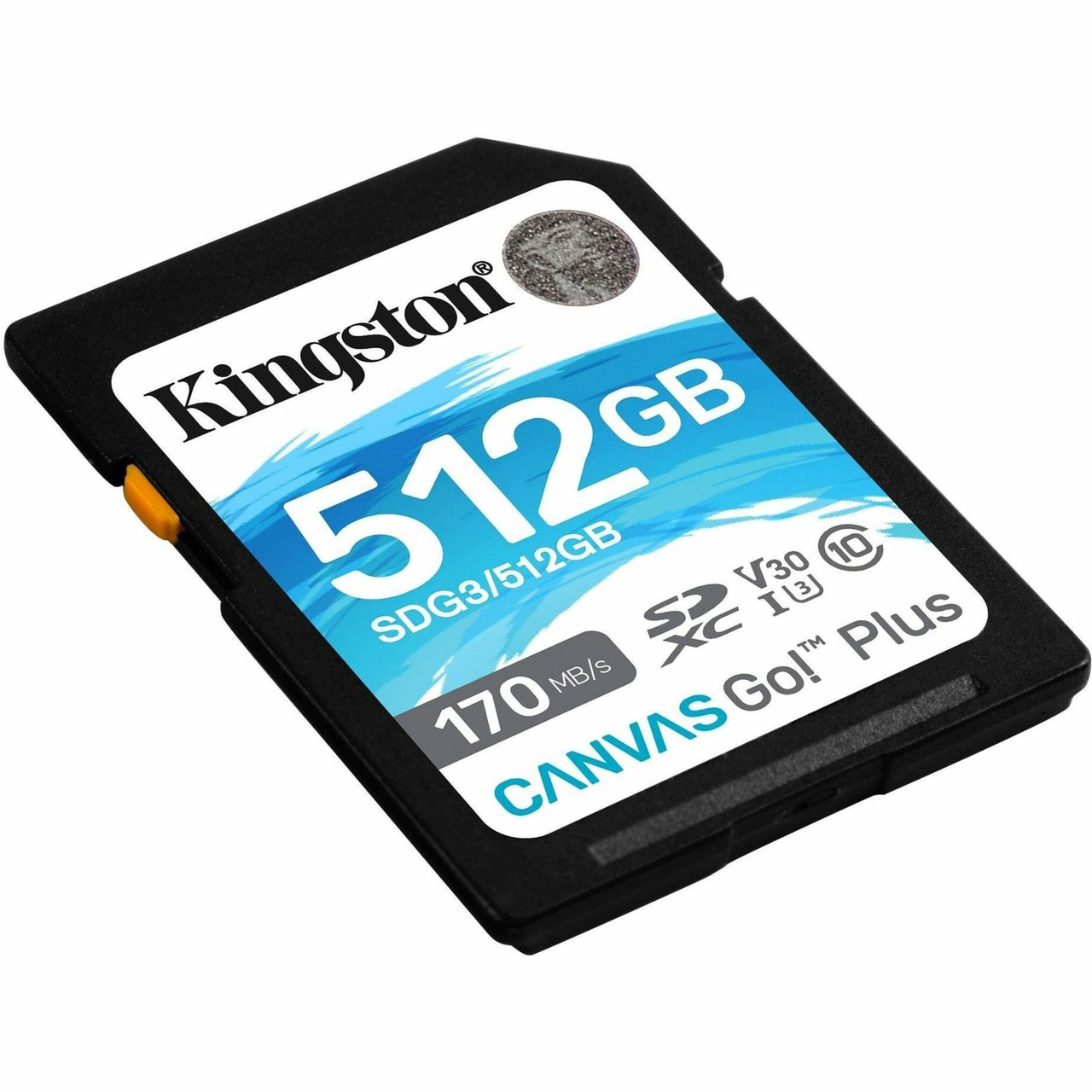 Kingston Canvas Go! Plus 512 GB Class 10/UHS-I (U3) V30 SDXC - SDG3/512GBCR