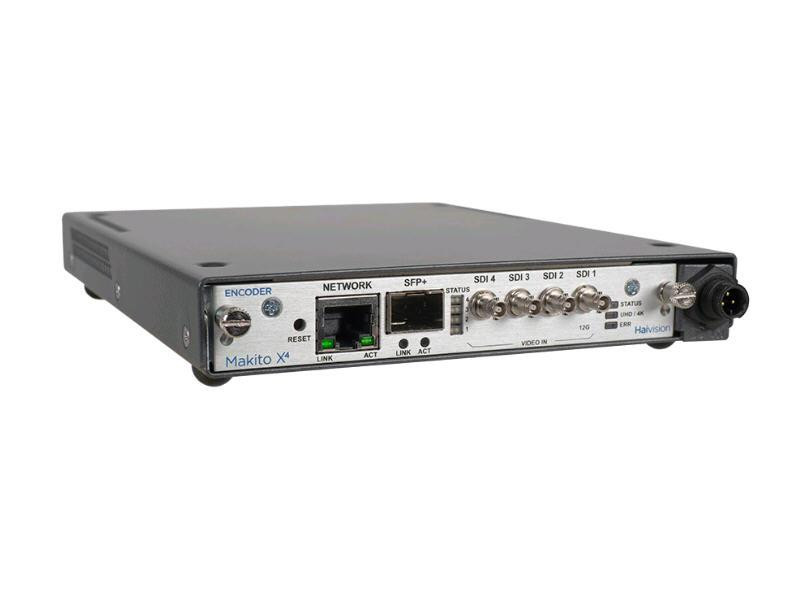 Haivision Makito X4 SDI Decoder Appliance  HEVC/H.265 & AVC/H.264 IPVideo - S-MX4D-SDI4