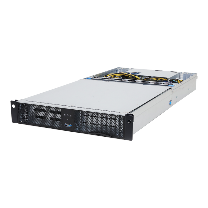 Gigabyte S252-ZC0 (rev. A00) 2‎U 24+2-Bay DP Storage Server (AMD MILAN/ROME) - 8-Channel RDIMM/LRDIMM DDR4 per CPU, 16 x DIMMs - AMD EPYC 7003 series processor