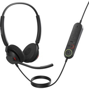 Jabra Engage 40 - (Inline Link) USB-C UC Stereo - Stereo - USB Type C - Wired - 50 Hz - 20 kHz - Over-the-head - Binaural - Supra-aural - 5.25 ft Cable - MEMS Technology Microphone - 4099-419-299