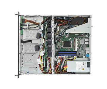 AsRock Rack 1U4LW-C262/2L2T 1U Rackmount with 1, 80-PLUS Glod, 400W PSU - Single Socket V1 (LGA 1700), supports Intel Xeon E-2400 series and Intel Pentium Gold G7400/G7400T processors - 1U4LW-C262/2L2T