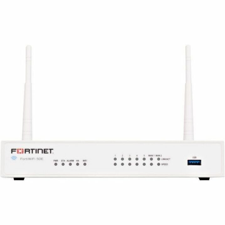 Fortinet FortiWifi FWF-51E Network Security/Firewall Appliance - FWF-51E-E-BDL-983-12