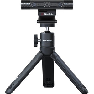 AVerMedia DualCam PW313D Video Conferencing Camera - 5 Megapixel - 30 fps - Black - USB 2.0 - 1 Pack(s) - TAA and NDAA Compliant - 2592 x 1944 Video - CMOS Sensor - Auto-focus - Microphone - Computer, Notebook, Monitor - PW313D