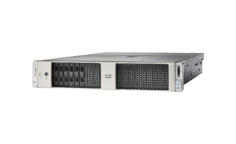 Cisco C240 M5 2U Rack Server - 2 x Intel Xeon Gold 5118 2.30 GHz - 384 GB RAM - 32.32 TB SSD - (2 x 960GB, 8 x 3.8TB) SSD Configuration - 12Gb/s SAS Controller - UCS-MAN-S02A0T0V0