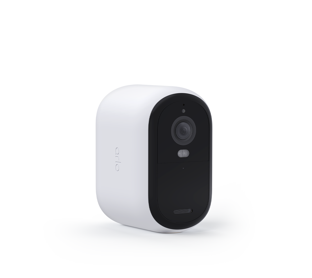 Arlo Essential 2K Outdoor Security Camera XL (2nd Generation) - 1 Pack - Camera with Long Battery Life, Outdoor/Indoor Wireless Camera, Integrated Spotlight, Color Night Vision, White - VMC3052-100NAS