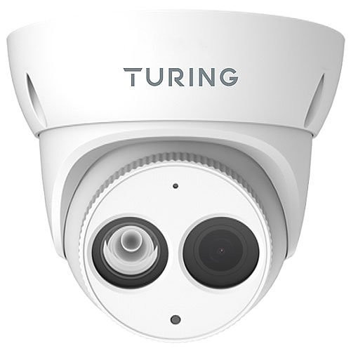 Turing Video Advantage Series 4MP IR Turret IP Camera, 4mm Fixed Lens, White - TI-NED044